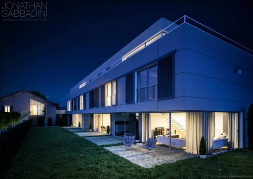 Render nuovo immobile e ristrutturazione a Vernier