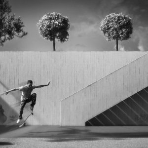 visualizzazione architettonica con materiali fotorealistici - cemento grezzo