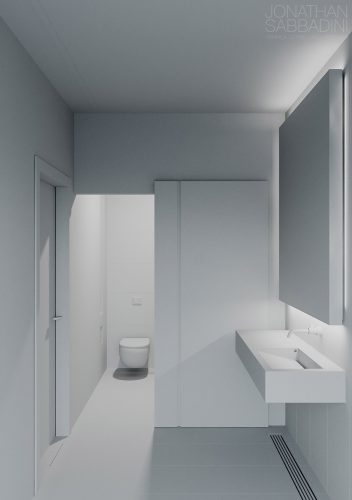 modelli 3D di toilette pubblica