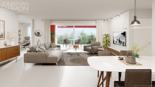 render per la locazione di appartamento a Bellinzona