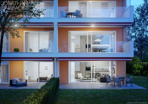 render fotorealistico immobile Bellinzona